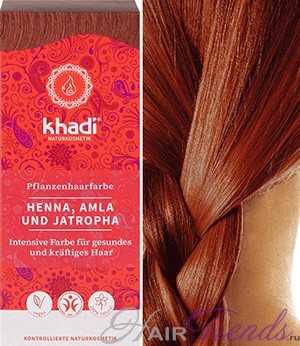 Хна Кхади – растительная краска для волос
