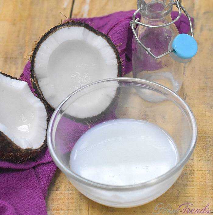 Как использовать кокосовое молоко от выпадения волос