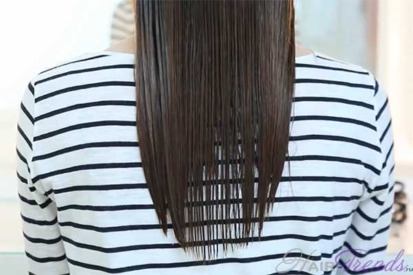 Как самой подравнять длинные волосы