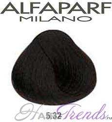 Alfaparf 5.32, тон светлый золотистый фиолетовый коричневый 