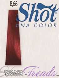 Краска Shot DNA 8.66 светло-русый красный интенсивный