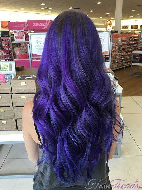 Лучшие оттенки фиолетового цвета волос