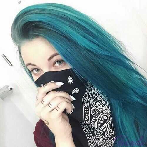 Лучшие оттенки синего цвета волос