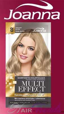 Оттеночный шампунь Joanna 02, цвет Жемчужный блонд