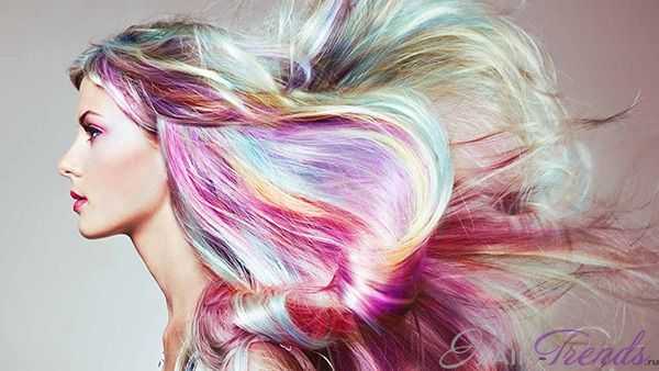 Радужный цвет волос