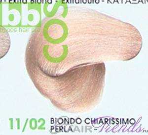 BBCos Keratin Color 11/02 очень светлый блонд жемчужный