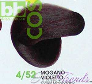 BBCos Keratin Color 4/52 фиолетовый махагон