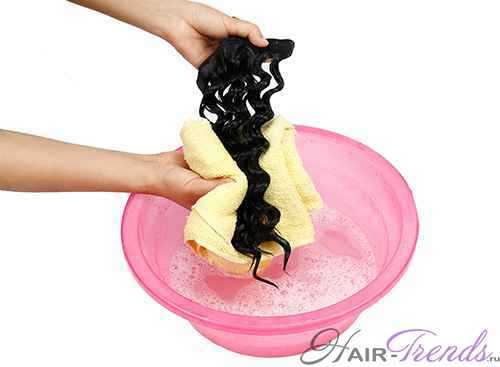 Как мыть искусственные волосы
