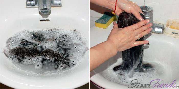 Как мыть натуральные накладные волосы