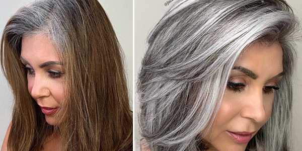 Как вернуть седой цвет волос, если ваши волосы окрашены