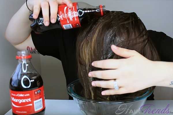 Кока кола для волос – эффект создания волн