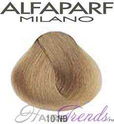 Alfaparf 10 NB, тон светлый теплый натуральный блонд