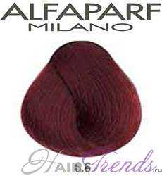 Alfaparf 6.6, тон темный красный русый 