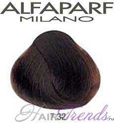 Alfaparf 7.32, тон средний золотистый фиолетовый русый 