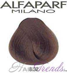 Alfaparf 8.32, тон светлый золотистый фиолетовый русый 