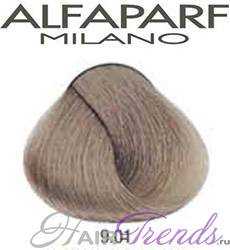Alfaparf 9.01, тон натуральный пепельный блондин 