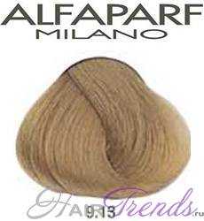 Alfaparf 9.13 пепельный золотистый блондин 
