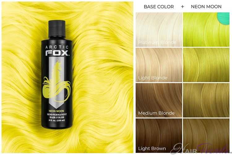 Краска для волос Arctic Fox - палитра.