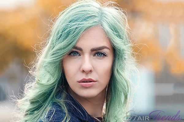 Краска для волос зеленого цвета