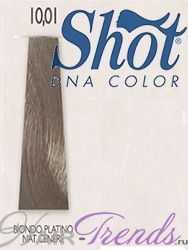 Краска Shot DNA 10.01 платиновый блондин натуральный пепельный