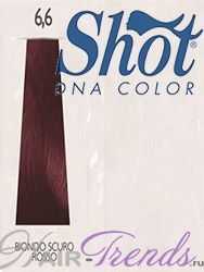 Краска Shot DNA 6.6 темно-русый красный