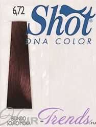 Краска Shot DNA 6.72 темный блондин мокка