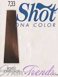 Краска Shot DNA 7.33 золотисто-русый насыщенный