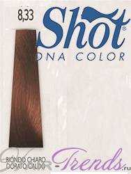 Краска Shot DNA 8.33 светло-русый золотистый насыщенный