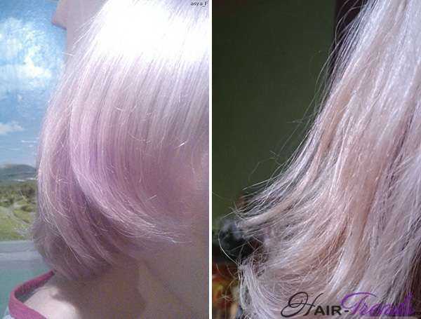 Как работает оттеночный шампунь Концепт на блонде