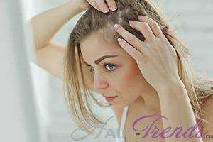 Массаж головы для обеспечения питания волос