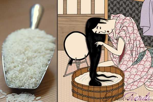 Рисовая вода для волос - как приготовить и использовать