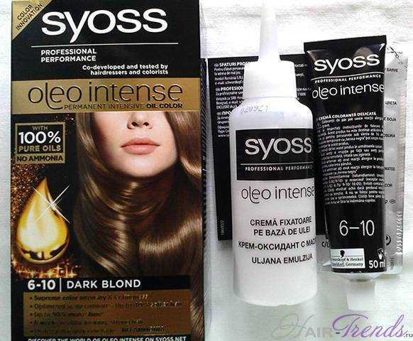 Безаммиачная краска для волос Syoss Oleo Intense 